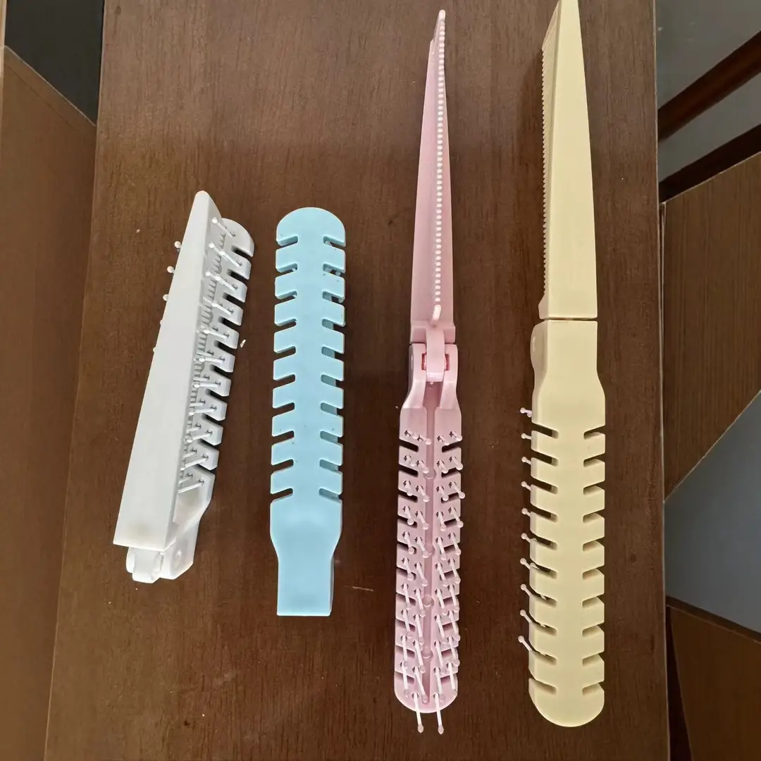 Factory Wholesale New Air Bag Rib Comb Air Cushion Massage Large Board Comb Rib Curly Hair Comb Anti-Static Large Curved Comb