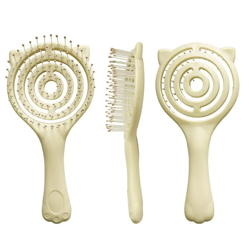 Factory Wholesale New Air Bag Rib Comb Air Cushion Massage Large Board Comb Rib Curly Hair Comb Anti-Static Large Curved Comb