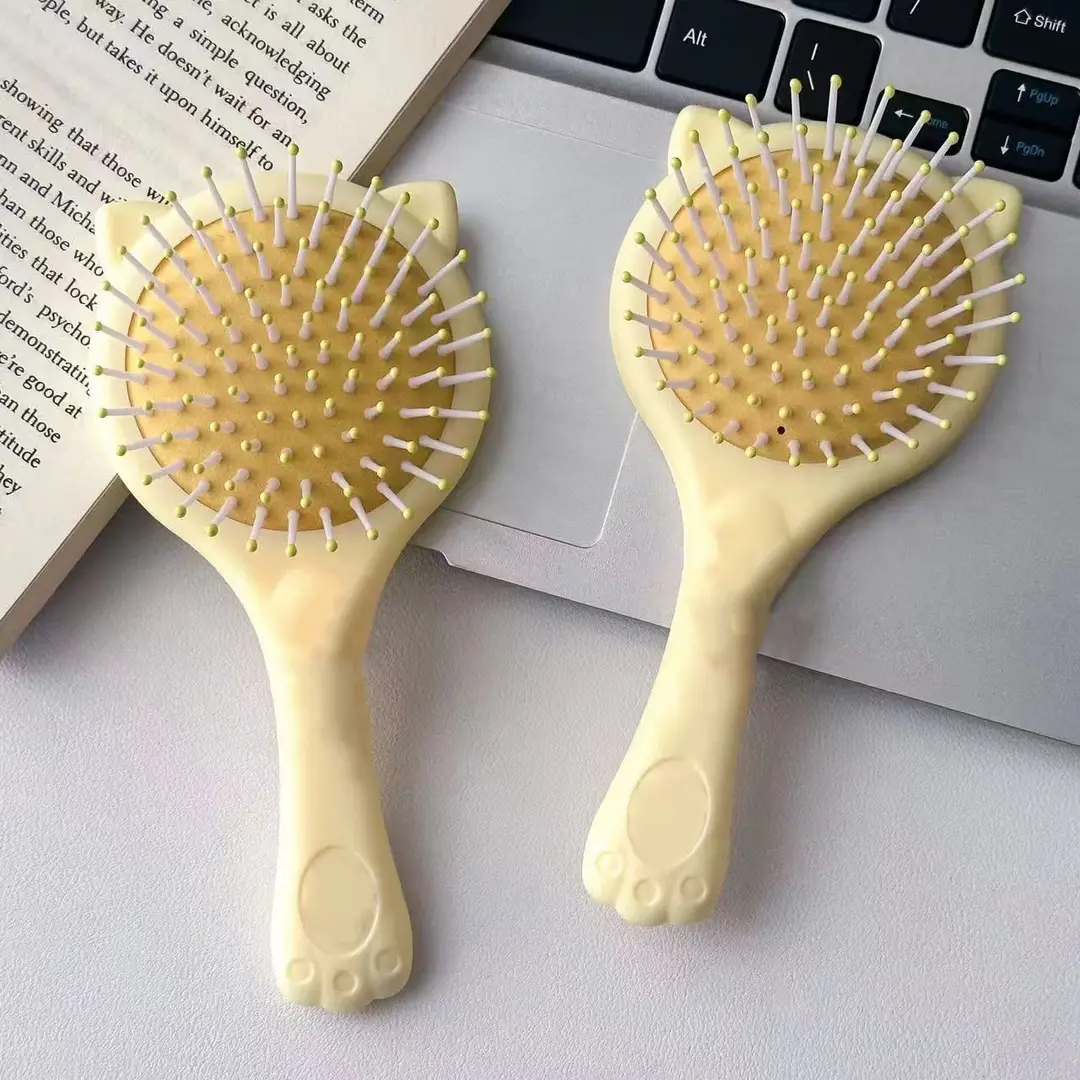 Factory Wholesale New Air Bag Rib Comb Air Cushion Massage Large Board Comb Rib Curly Hair Comb Anti-Static Large Curved Comb