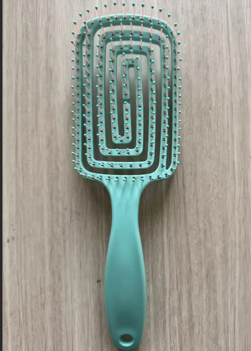 Factory Wholesale New Air Bag Rib Comb Air Cushion Massage Large Board Comb Rib Curly Hair Comb Anti-Static Large Curved Comb