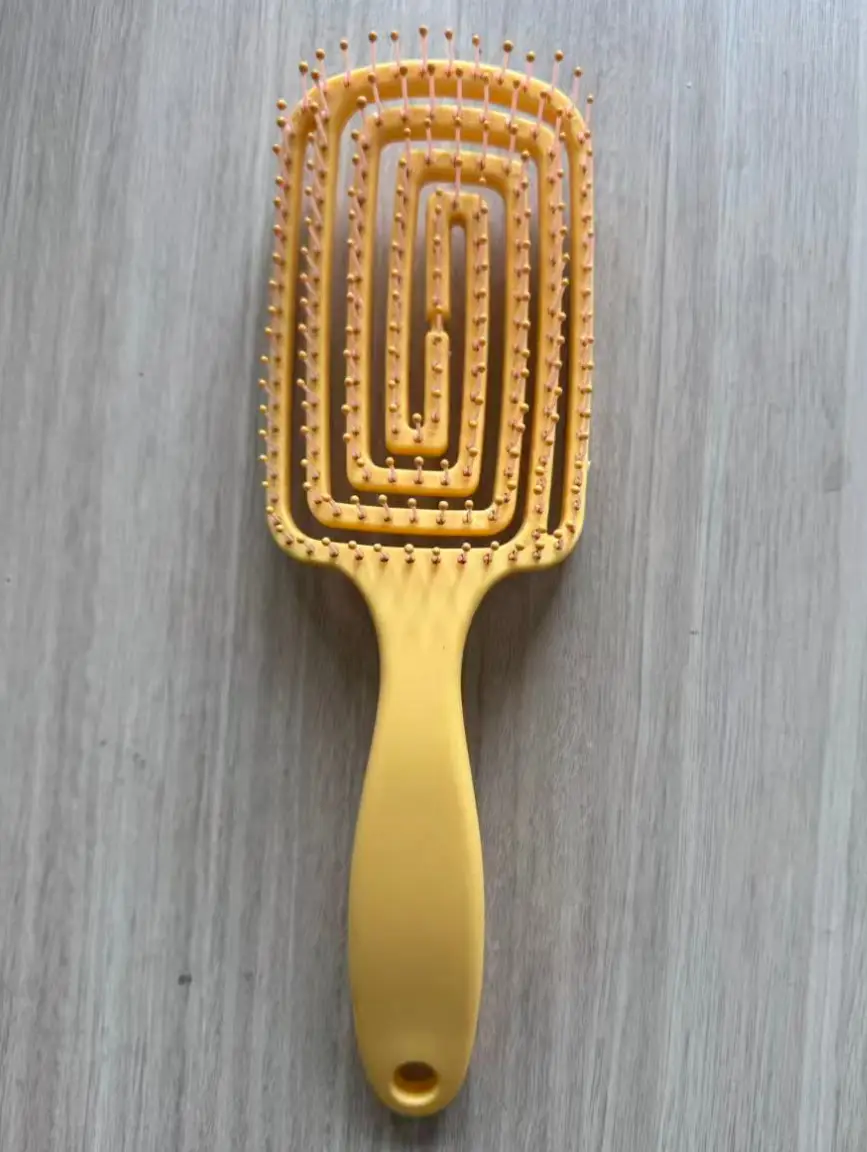 Factory Wholesale New Air Bag Rib Comb Air Cushion Massage Large Board Comb Rib Curly Hair Comb Anti-Static Large Curved Comb