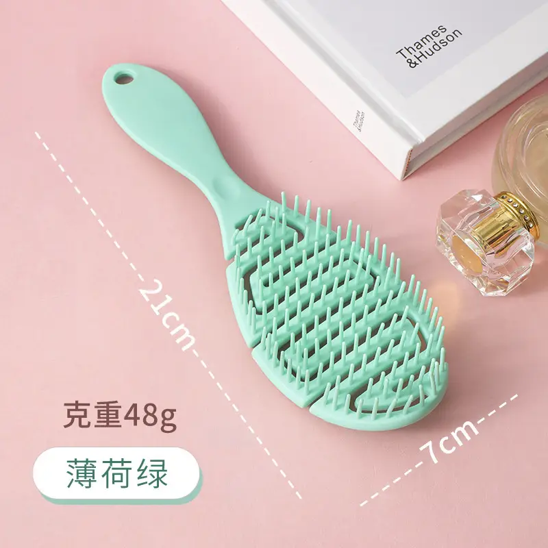 Factory Wholesale New Air Bag Rib Comb Air Cushion Massage Large Board Comb Rib Curly Hair Comb Anti-Static Large Curved Comb