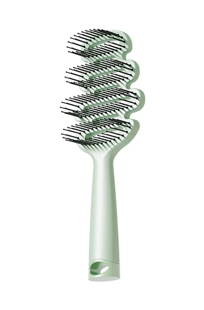 Factory Wholesale New Air Bag Rib Comb Air Cushion Massage Large Board Comb Rib Curly Hair Comb Anti-Static Large Curved Comb