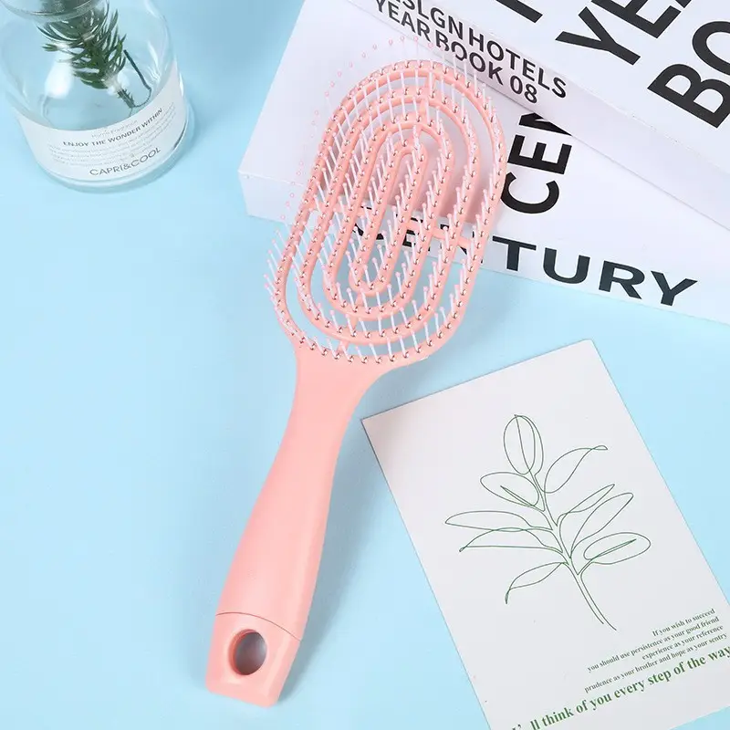 Factory Wholesale New Air Bag Rib Comb Air Cushion Massage Large Board Comb Rib Curly Hair Comb Anti-Static Large Curved Comb