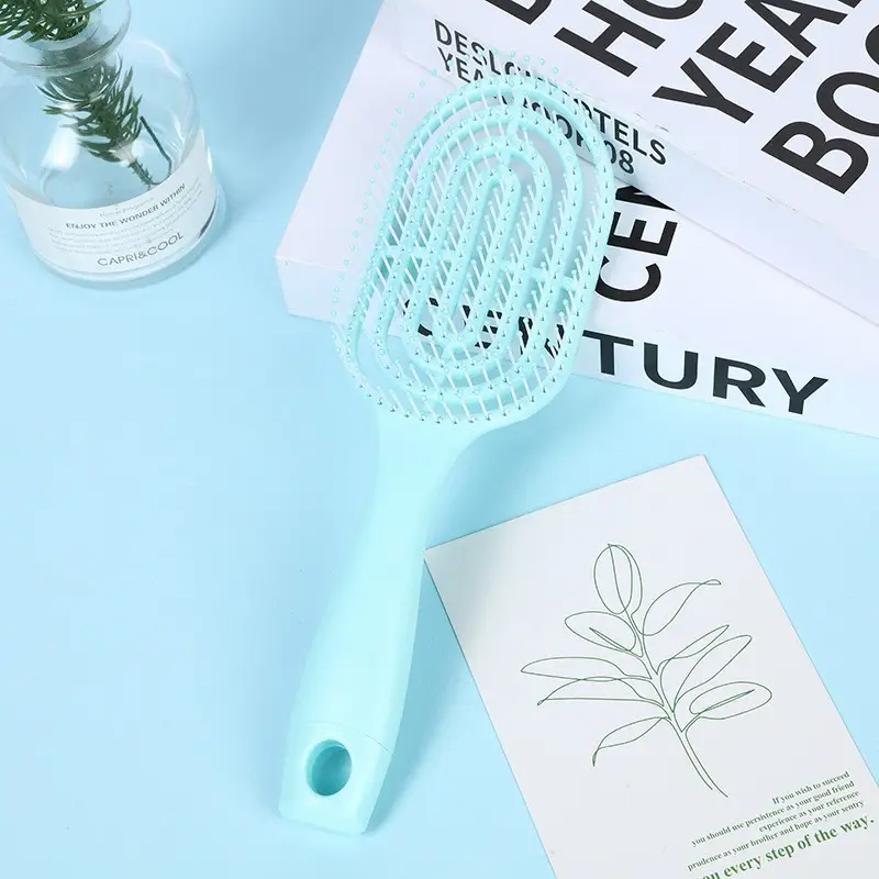 Factory Wholesale New Air Bag Rib Comb Air Cushion Massage Large Board Comb Rib Curly Hair Comb Anti-Static Large Curved Comb