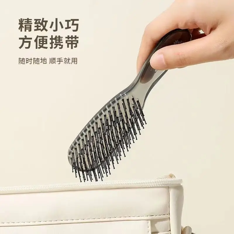 Factory Wholesale New Air Bag Rib Comb Air Cushion Massage Large Board Comb Rib Curly Hair Comb Anti-Static Large Curved Comb