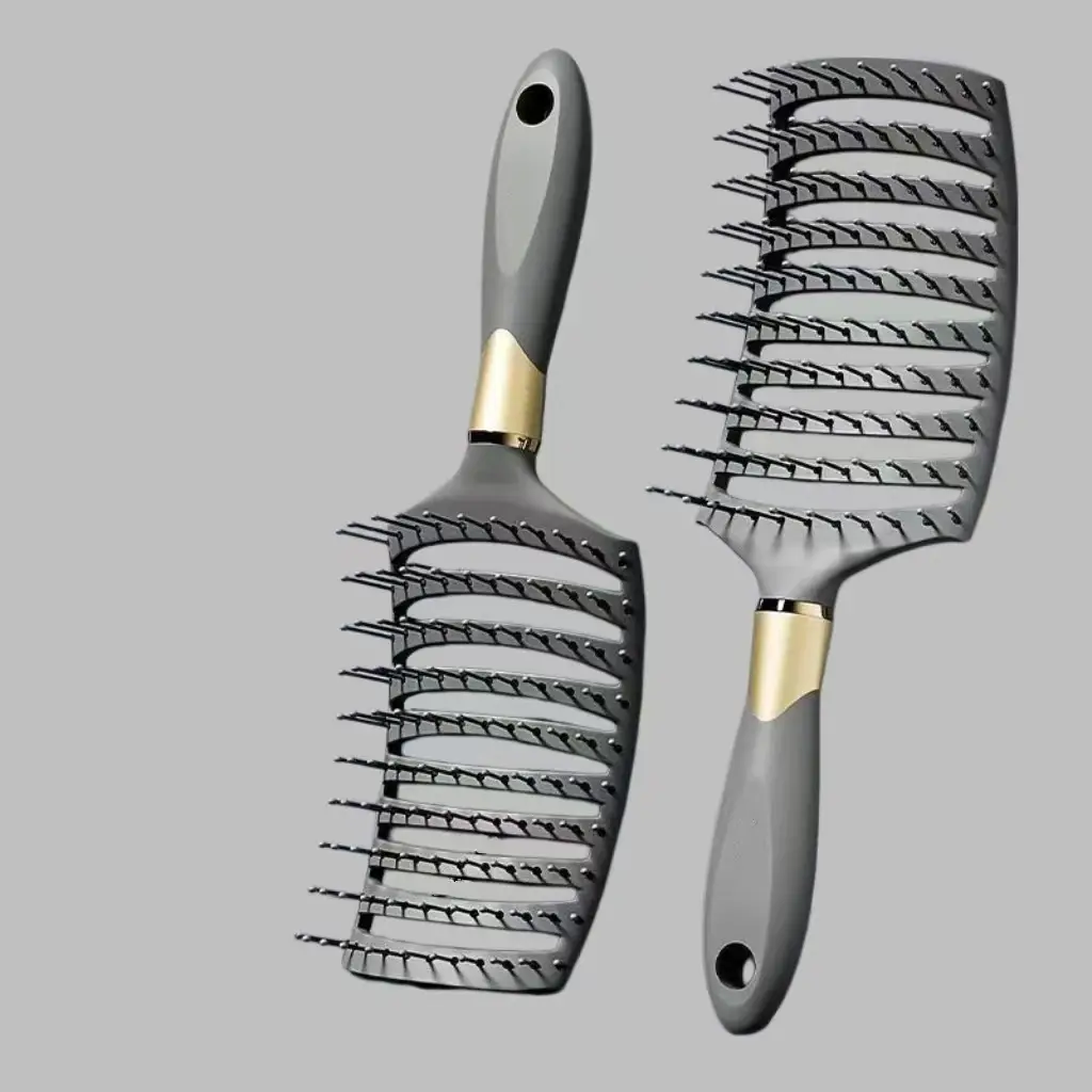 Factory Wholesale New Air Bag Rib Comb Air Cushion Massage Large Board Comb Rib Curly Hair Comb Anti-Static Large Curved Comb