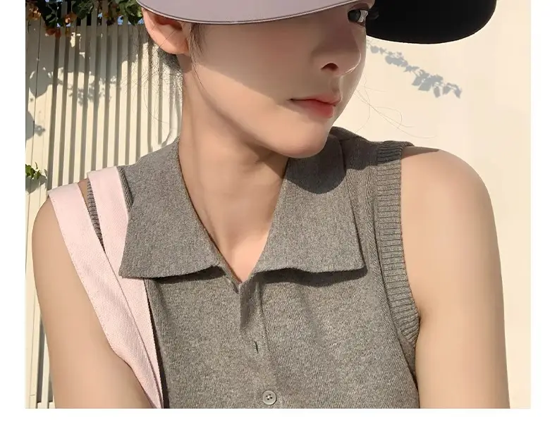 Women's 2025 Black UV Hat with Wide Brim & Open Top — feature 23