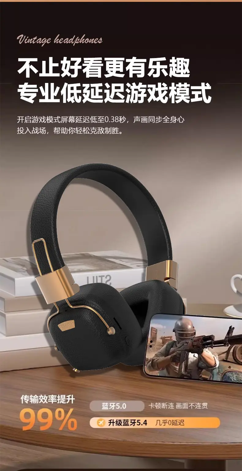 2025 New M11 Retro Bluetooth Headset Multi-Equivalent Wireless Music Fashion Wear β feature 14