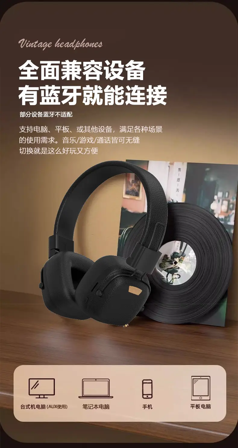 2025 New M11 Retro Bluetooth Headset Multi-Equivalent Wireless Music Fashion Wear β feature 18