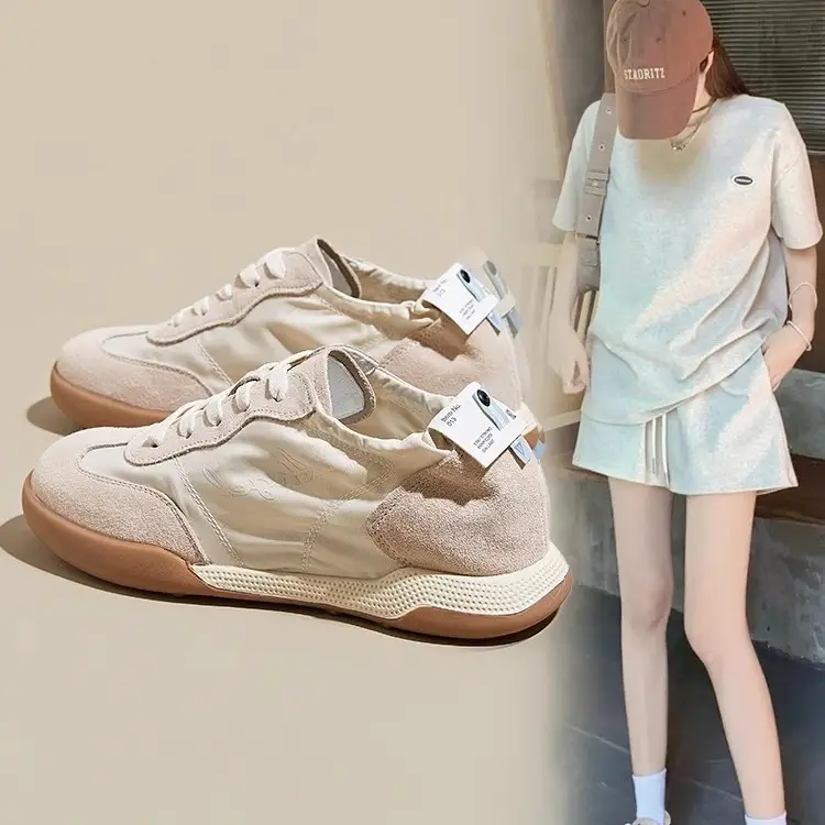 Women's Yellow Ballet Sneakers 2025 Spring Summer - Image 5