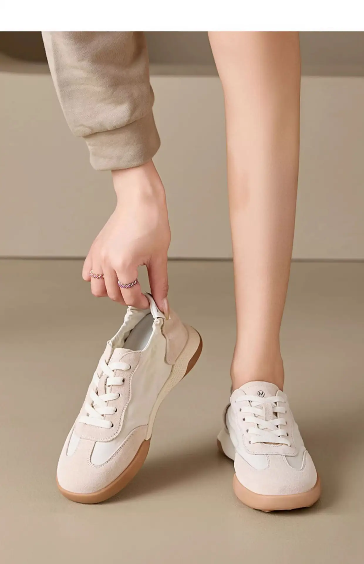 Women's Yellow Ballet Sneakers 2025 Spring Summer — feature 7