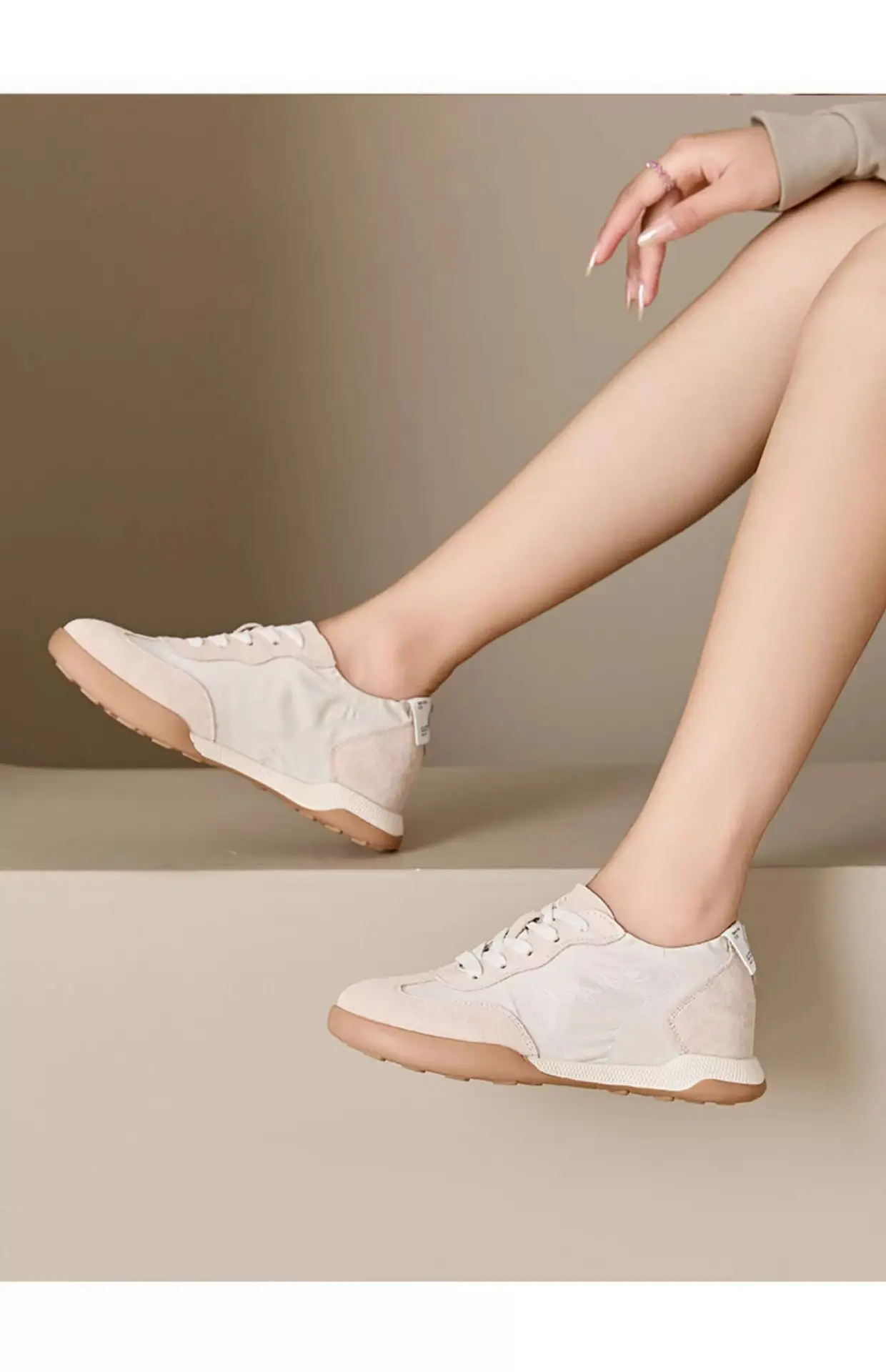 Women's Yellow Ballet Sneakers 2025 Spring Summer — feature 9