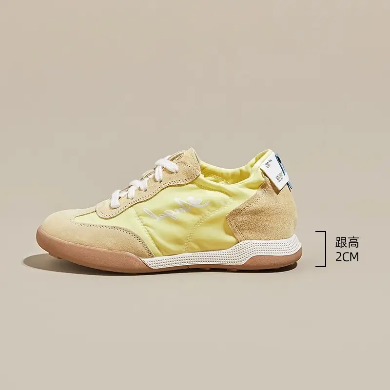Women's Yellow Ballet Sneakers 2025 Spring Summer - Image 2