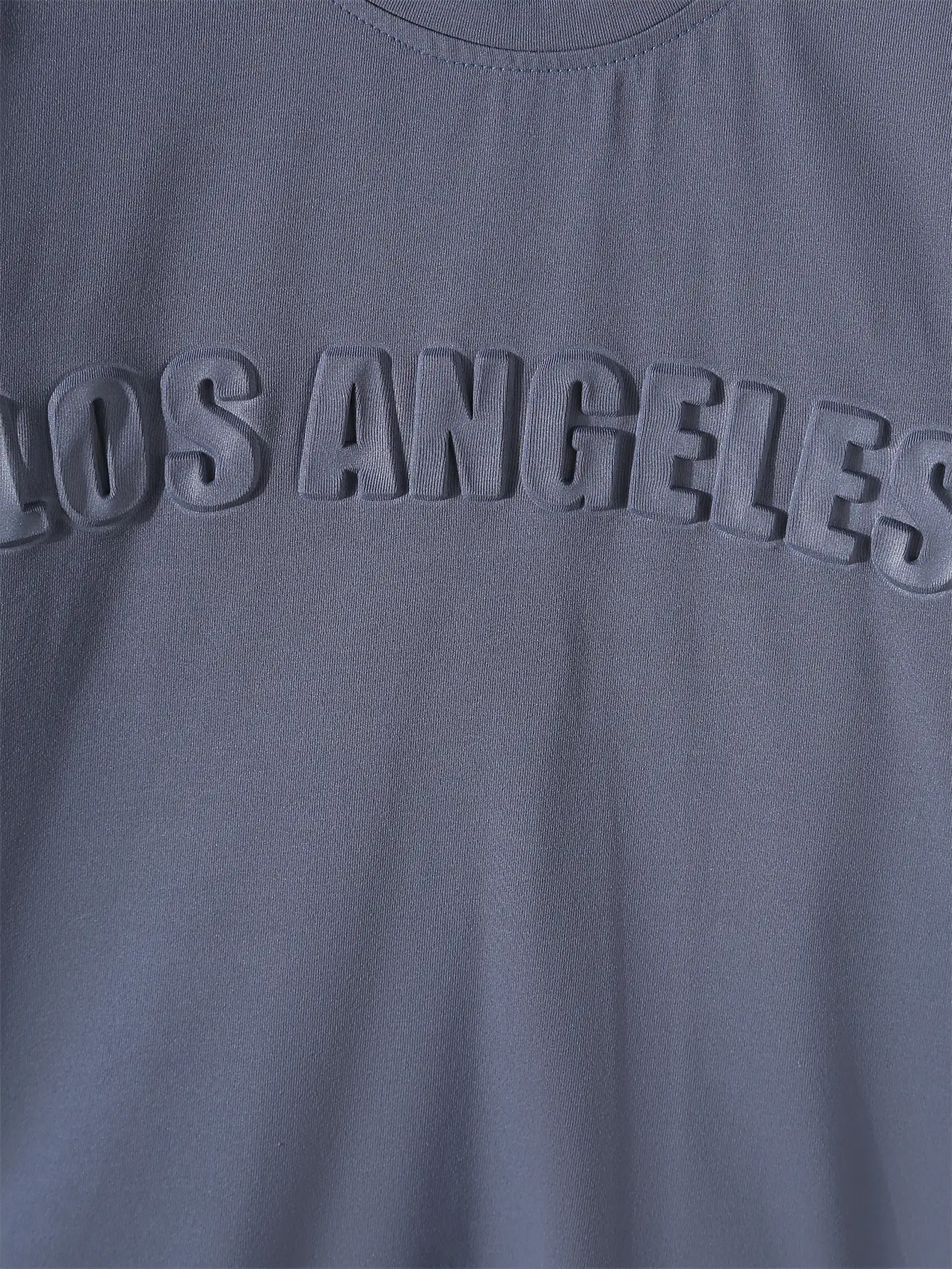 Summer New Boys Three-Dimensional Letter Short-Sleeve T-Shirt Grey - Image 5