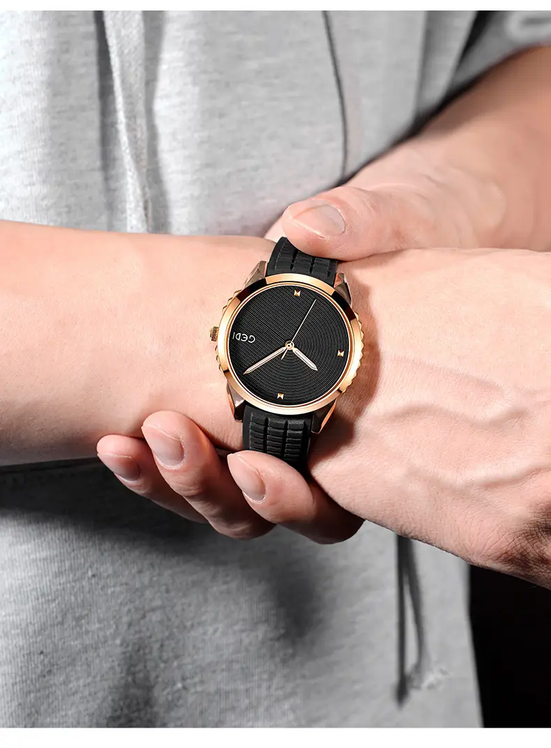Blue Silicone Sports Watch for Men Women — feature 12