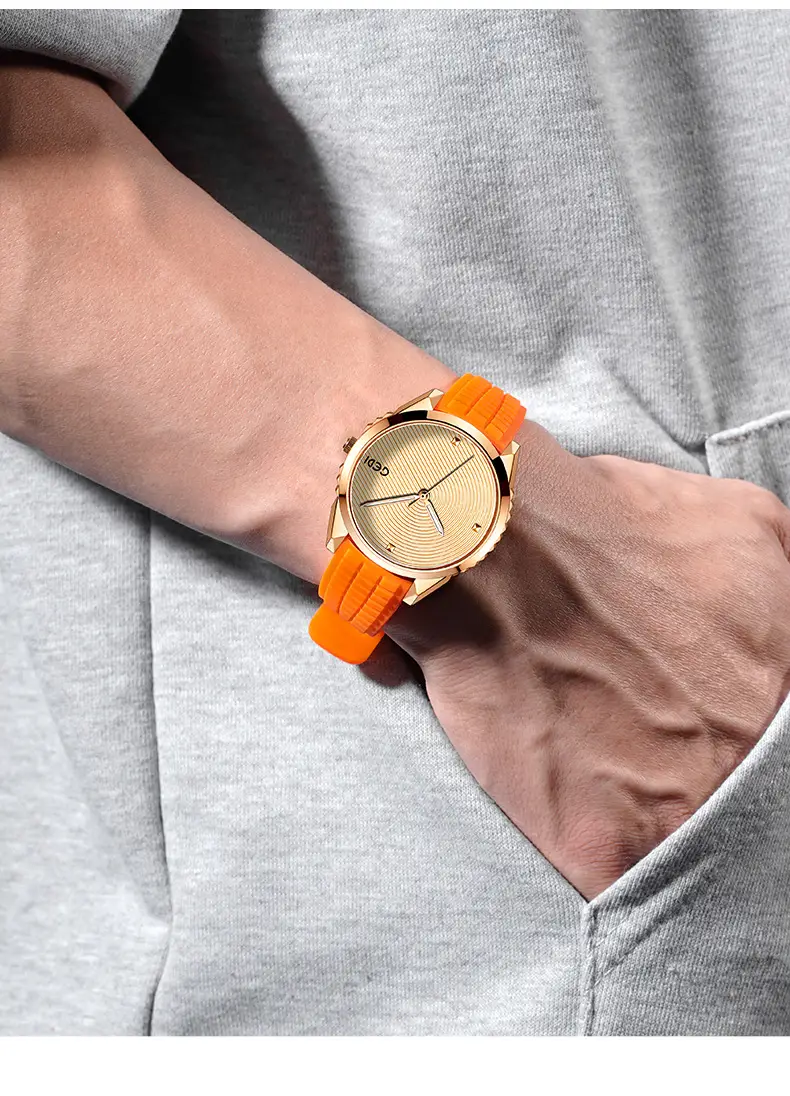 Blue Silicone Sports Watch for Men Women — feature 15