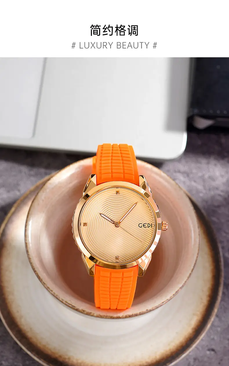 Blue Silicone Sports Watch for Men Women — feature 5