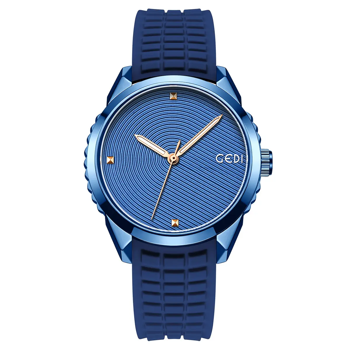 Blue Silicone Sports Watch for Men Women - Image 7
