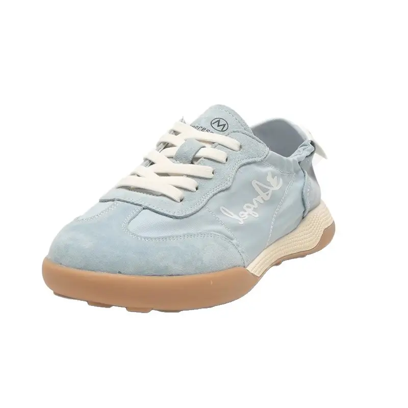 Retro Gat-Style Women's Sneakers 2026 New Summer Soft-Soled Casual Sports Shoes Flat Versatile White Shoes - Image 6