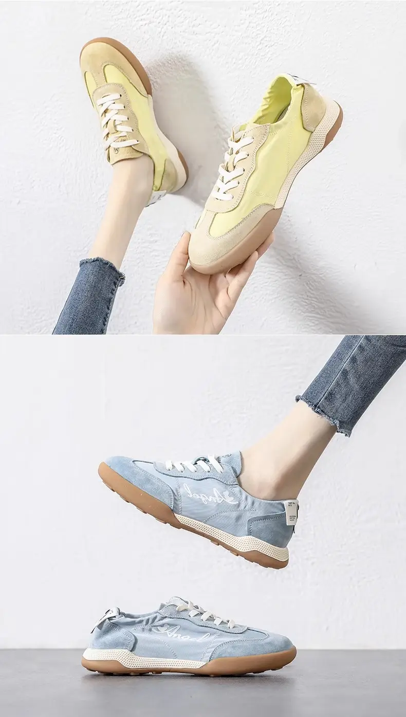 Retro Gat-Style Women's Sneakers 2026 New Summer Soft-Soled Casual Sports Shoes Flat Versatile White Shoes — feature 10