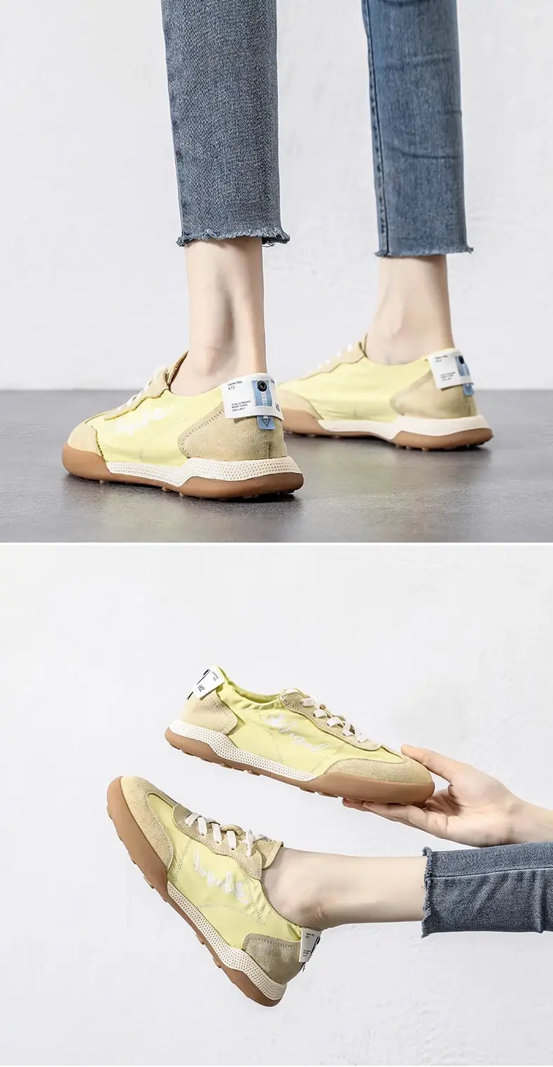 Retro Gat-Style Women's Sneakers 2026 New Summer Soft-Soled Casual Sports Shoes Flat Versatile White Shoes — feature 9
