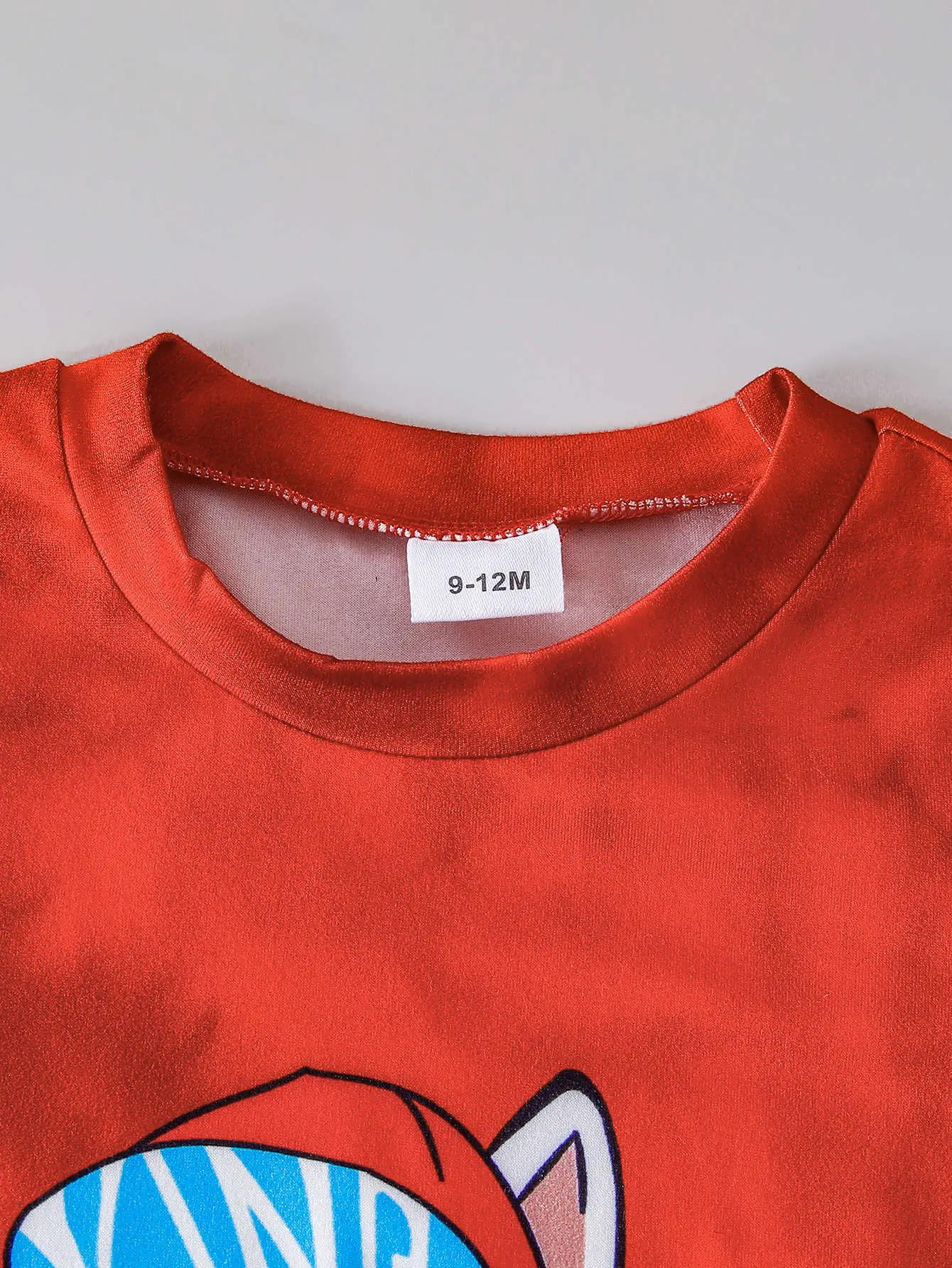 Kids Cartoon Print Red Shorts Set for Boys Baby — feature 4