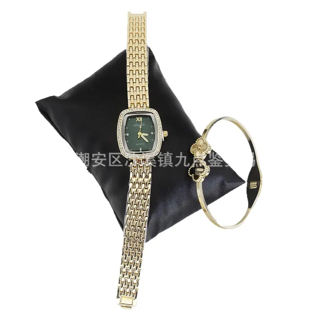 High-End Gold Bracelet Women's Quartz Watch Set - Image 10