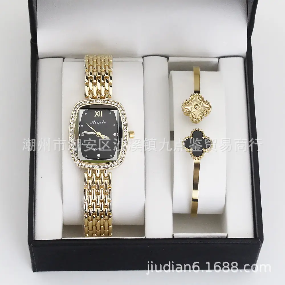 High-End Gold Bracelet Women's Quartz Watch Set — feature 6