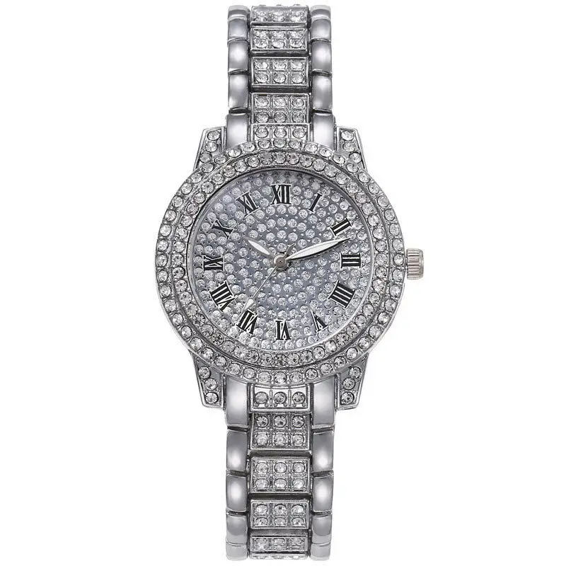 Gold Diamond Bracelet Watch for Women Luxury Elegant Quartz