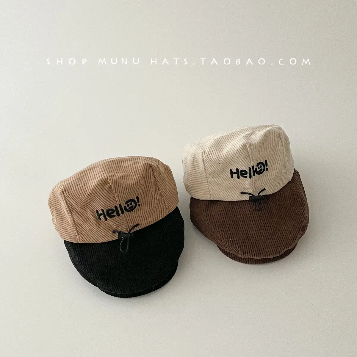 Children's Reversible Letter Embroidered Hat for Boys — feature 13