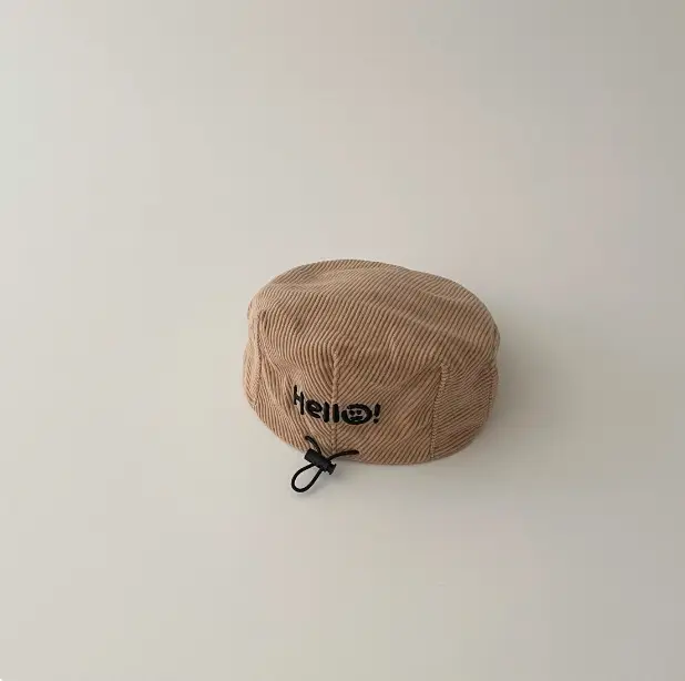 Children's Reversible Letter Embroidered Hat for Boys - Image 3