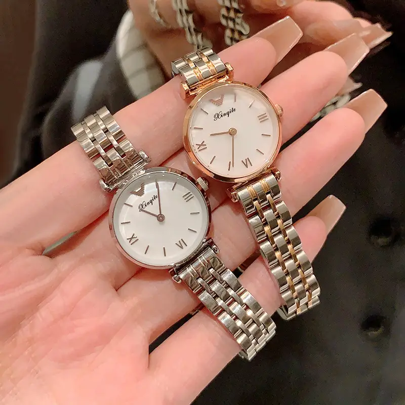 Waterproof Women's Watch with Starry Sky Steel Band
