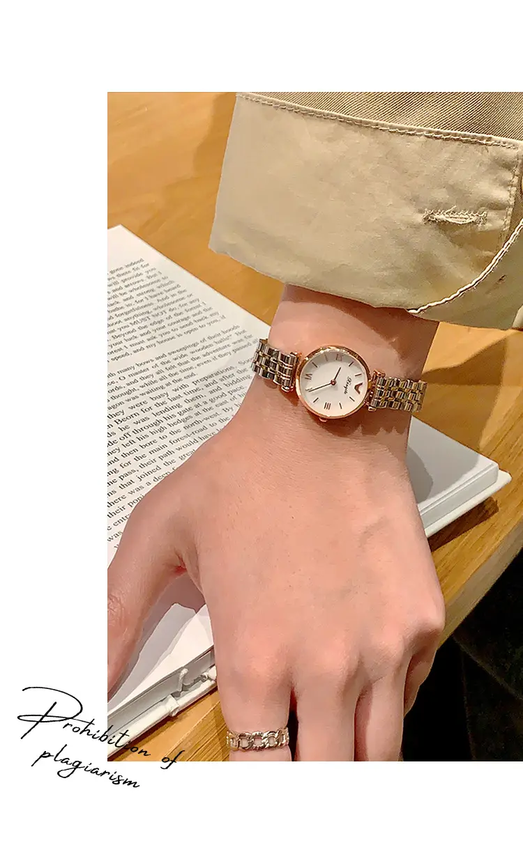 Waterproof Women's Watch with Starry Sky Steel Band — feature 9