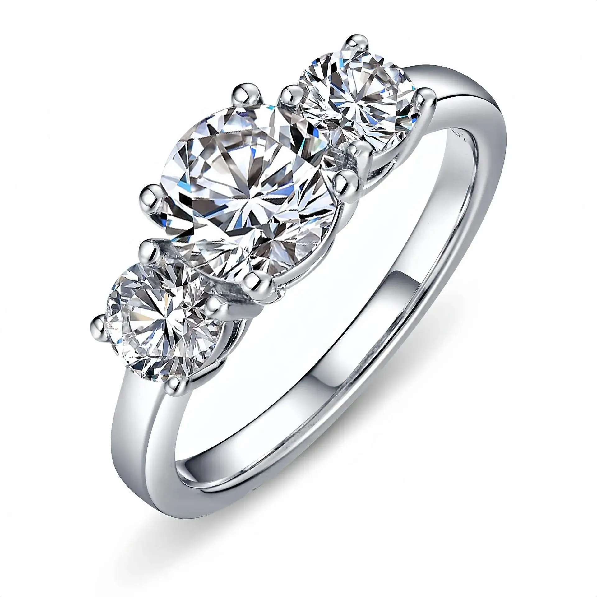 Stylish V-Shaped Diamond Ring for Women - Image 4