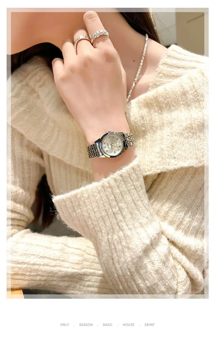 2025 Women's Quartz Watch with Diamond Band — feature 6