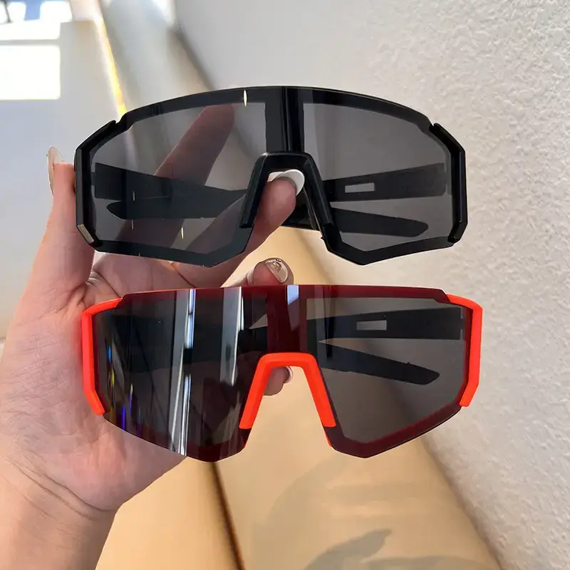 Square Sunglasses for Men Cycling Windproof Blue β feature 13