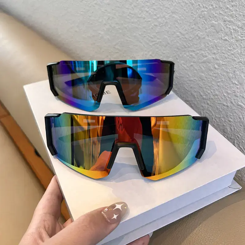 Square Sunglasses for Men Cycling Windproof Blue β feature 15