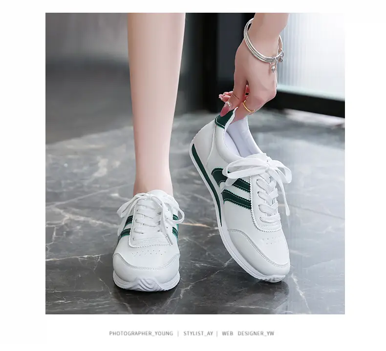 2025 Spring and Autumn New Forrest Gump Shoes Breathable Sports Casual Shoes Running Shoes Soft Sole Lightweight White Shoes Cross-Border Large Size — feature 11