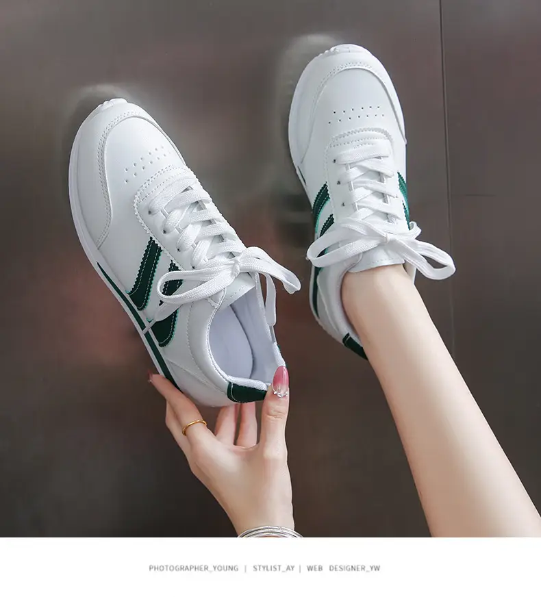2025 Spring and Autumn New Forrest Gump Shoes Breathable Sports Casual Shoes Running Shoes Soft Sole Lightweight White Shoes Cross-Border Large Size — feature 12