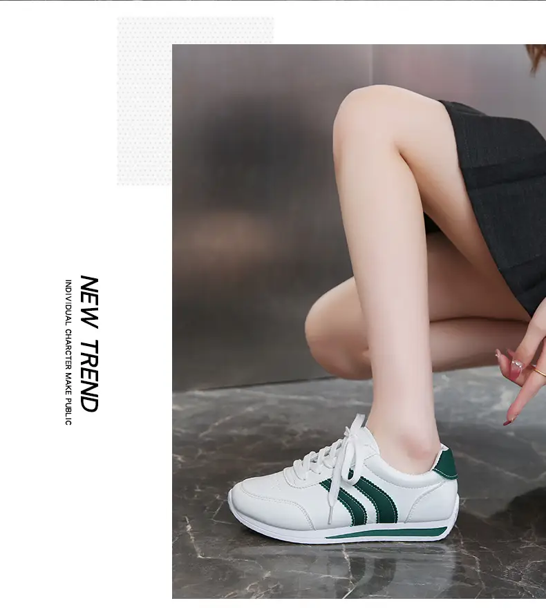 2025 Spring and Autumn New Forrest Gump Shoes Breathable Sports Casual Shoes Running Shoes Soft Sole Lightweight White Shoes Cross-Border Large Size — feature 17