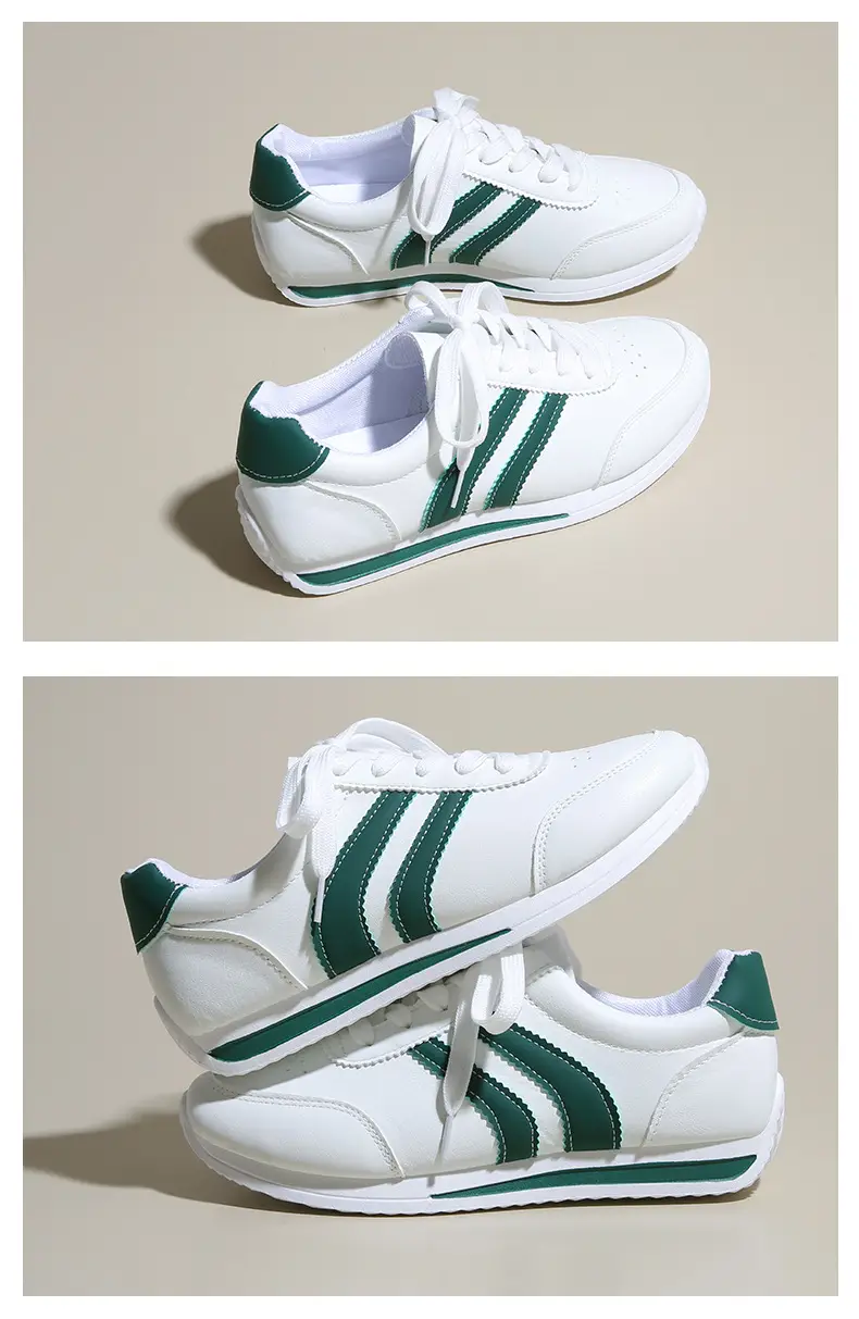2025 Spring and Autumn New Forrest Gump Shoes Breathable Sports Casual Shoes Running Shoes Soft Sole Lightweight White Shoes Cross-Border Large Size — feature 26