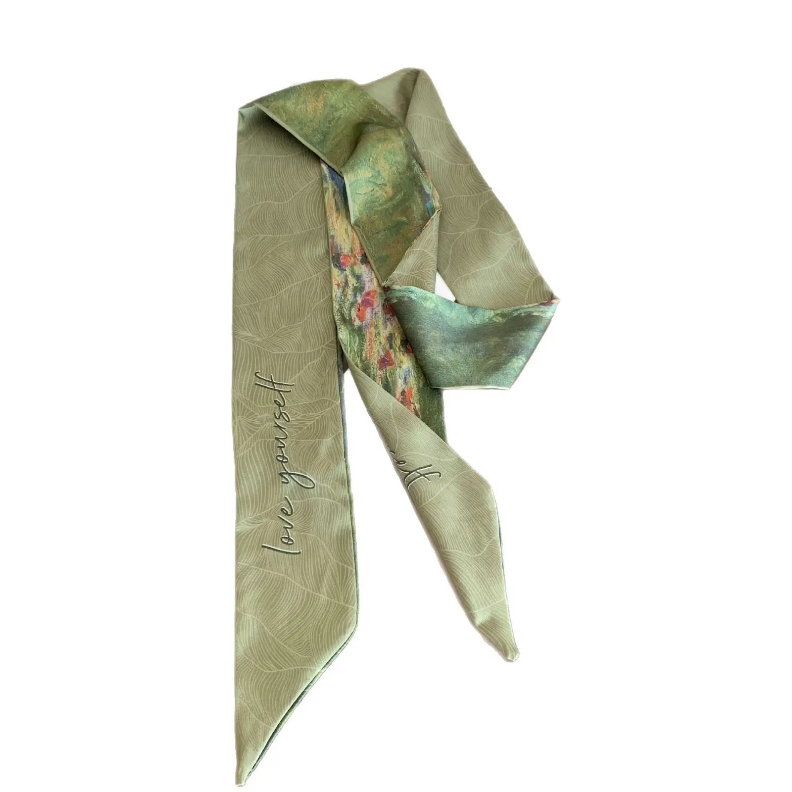 Long Silk Scarf for Women Spring Summer High End - Image 9