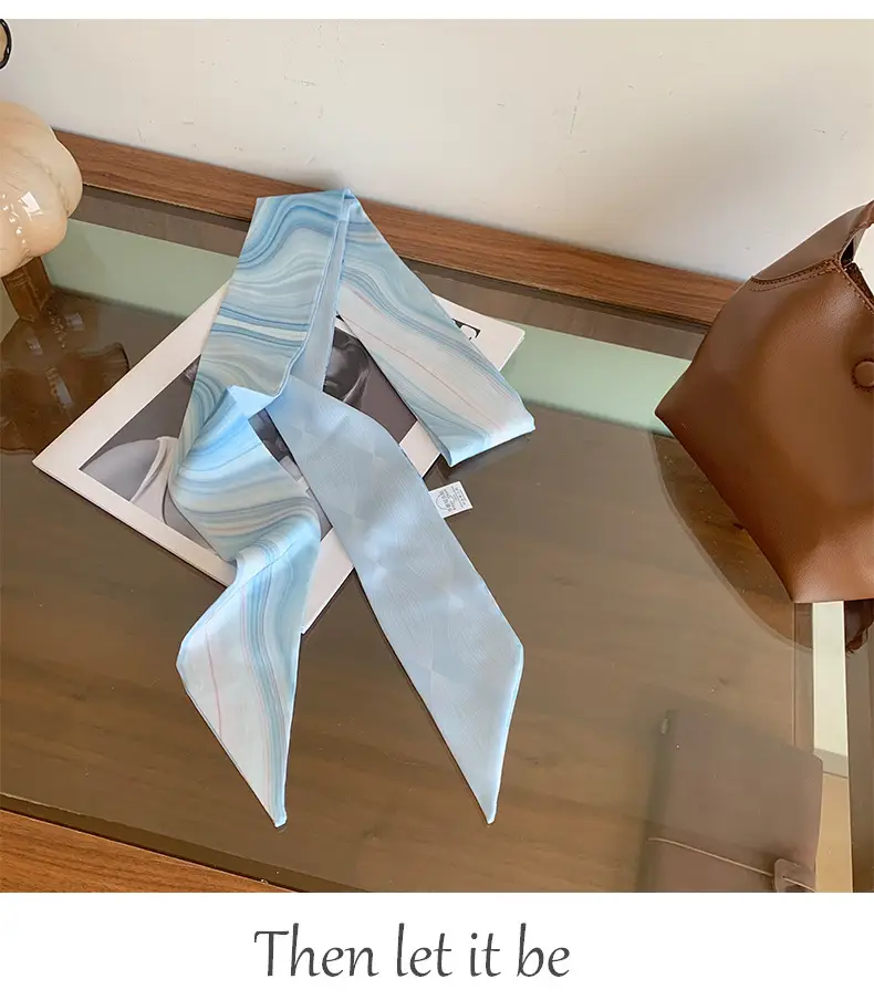 Long Silk Scarf for Women Spring Summer High End — feature 11