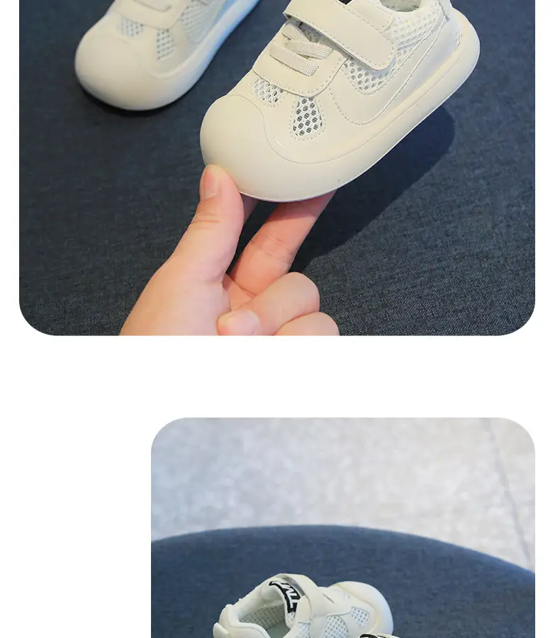 White Mesh Toddler Shoes for Baby & Kids — feature 13