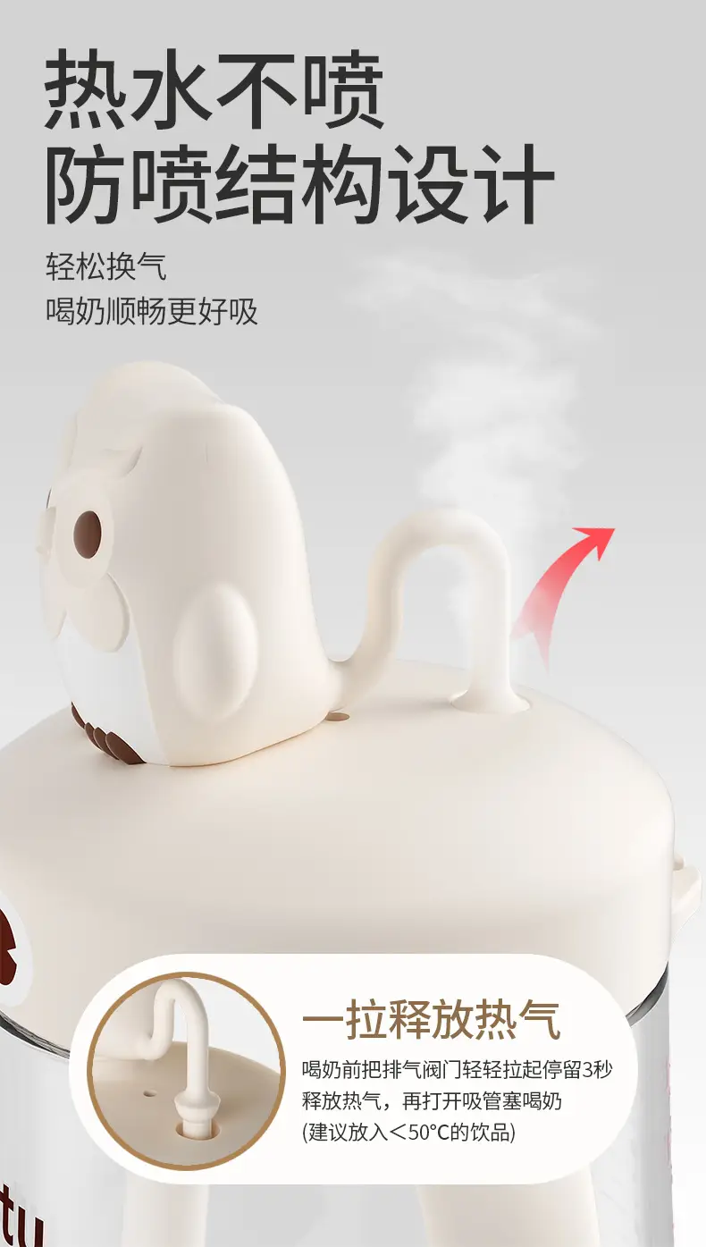 Minitutu Kidsren's Water Cup Milk Bottle Pp Milk Cup Cartoon Owl Shape Baby Learning Drinking Cup Anti-Fall Wholesale — feature 7
