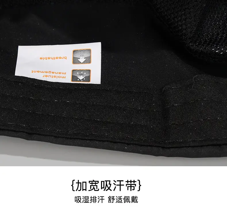 Men's Black Mesh Baseball Cap with "HOG" Logo — feature 21