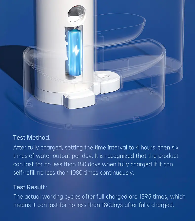 Cross-Border Popular Smart Pet Water Dispenser, Cat Supplies, Pet Gravity Automatic Tipping Water Dispenser, Universal for Dogs — feature 10
