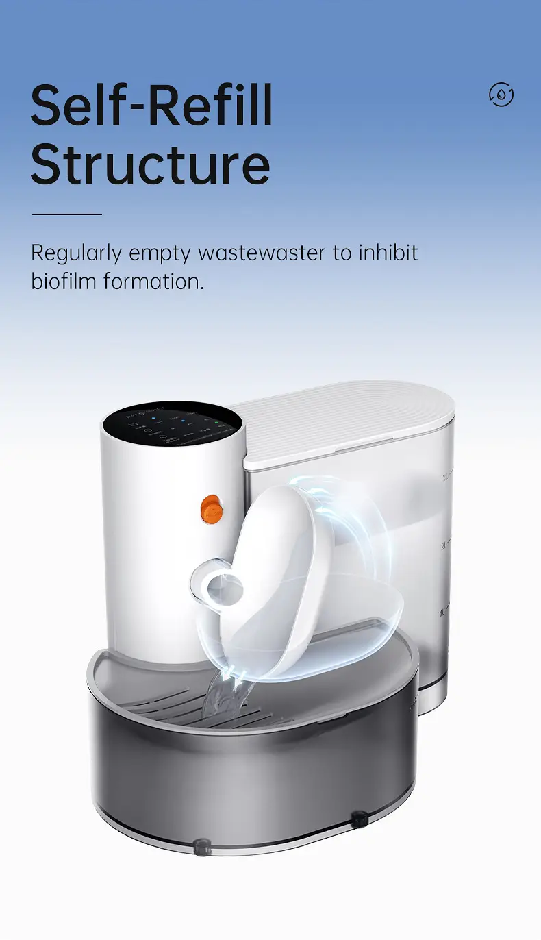 Cross-Border Popular Smart Pet Water Dispenser, Cat Supplies, Pet Gravity Automatic Tipping Water Dispenser, Universal for Dogs — feature 4