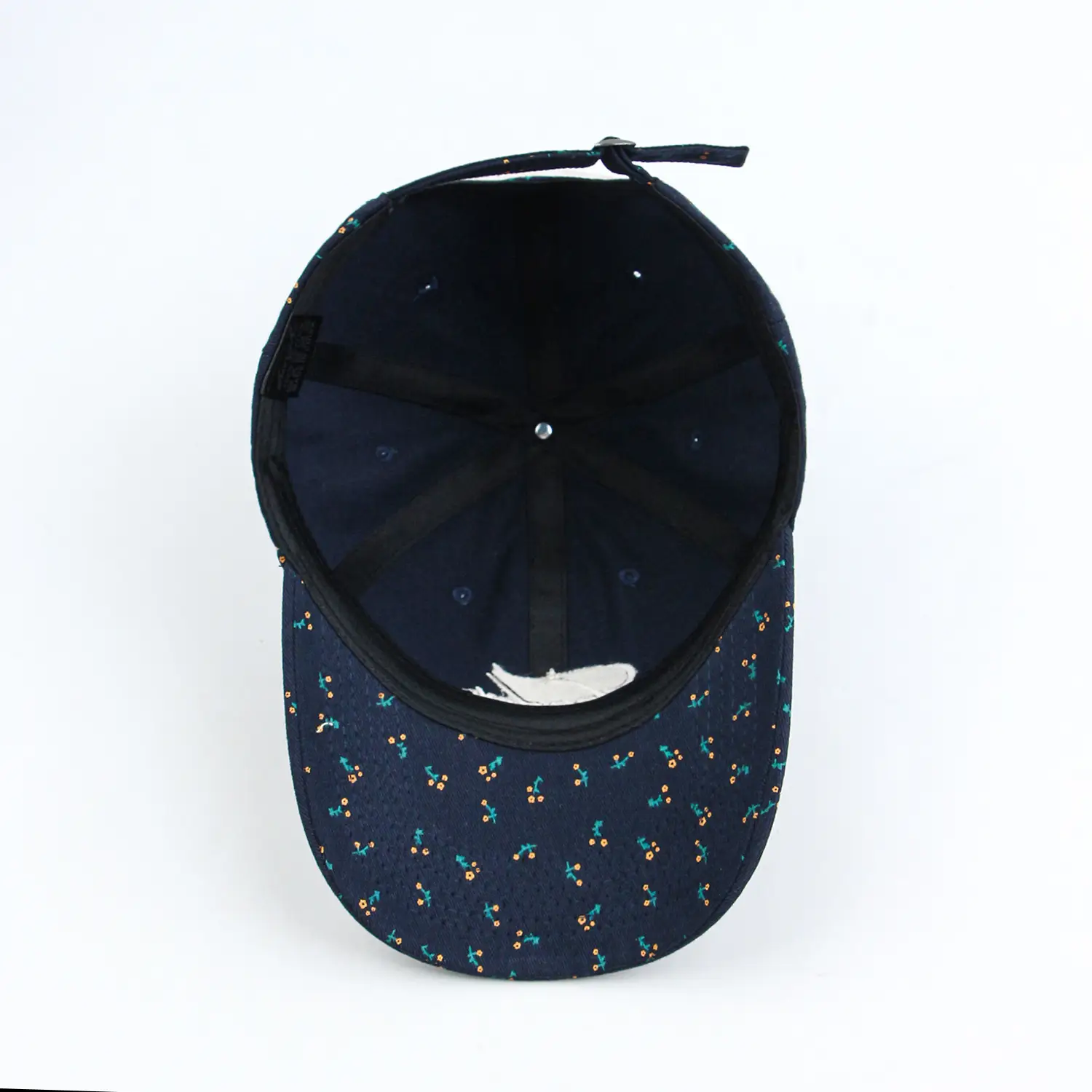 Pink Floral Baseball Cap for Women with Embroidery - Image 6